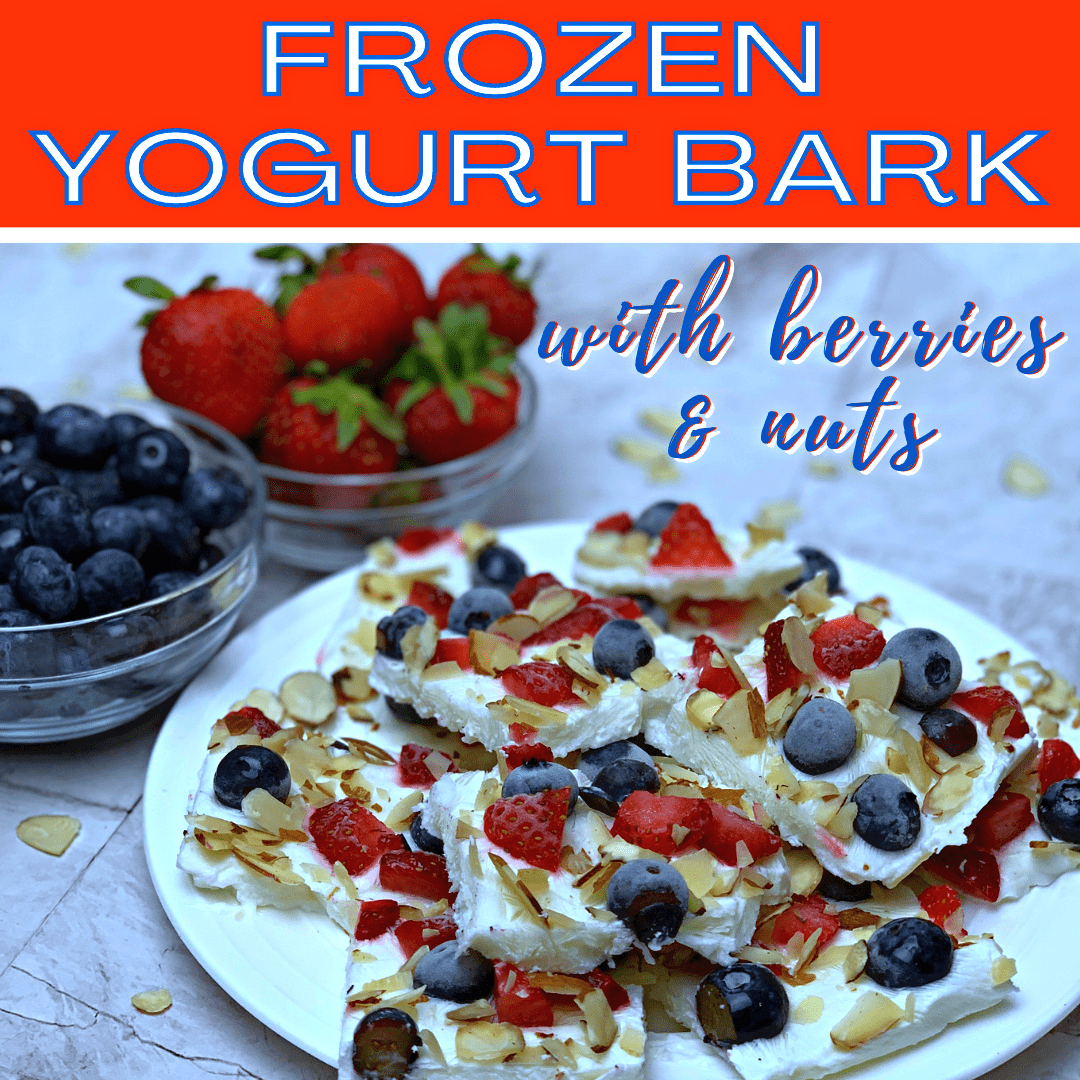 Frozen Yogurt Bark with Berries & Nuts - emBODYment360